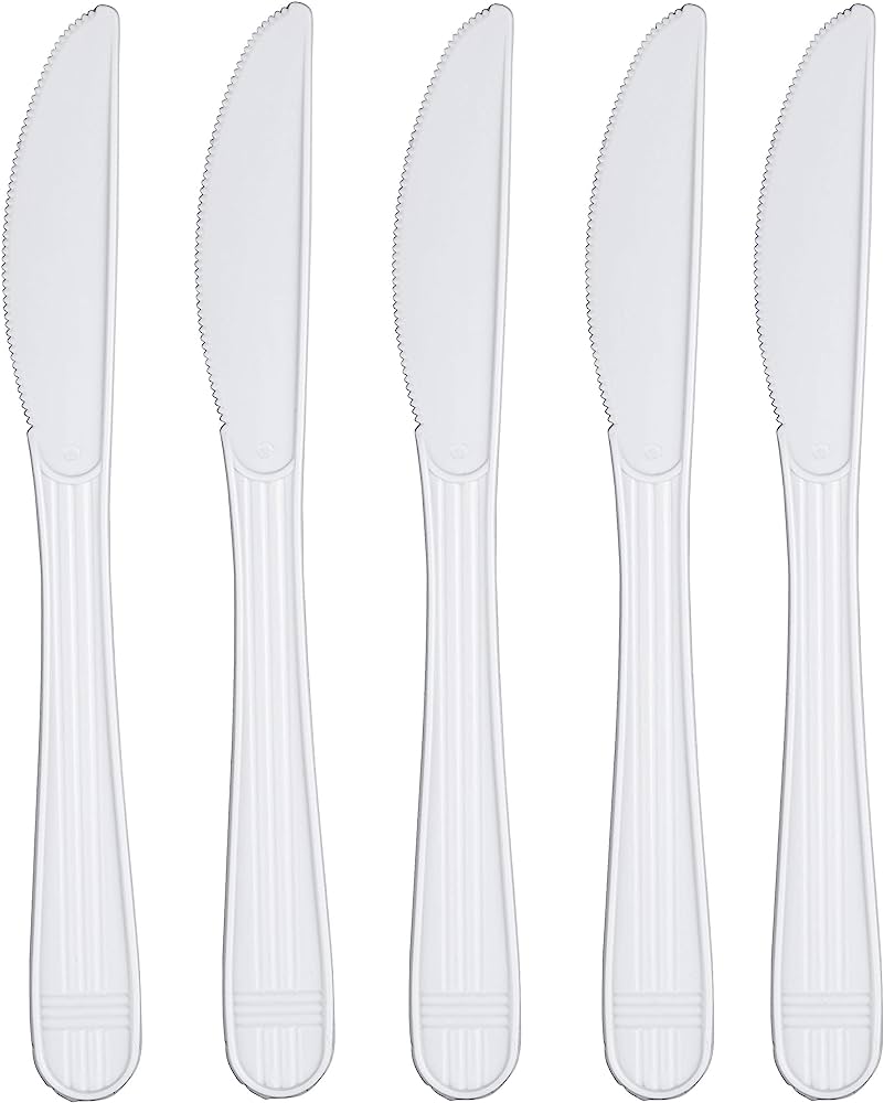 Knifes Bulk (White Plastic)