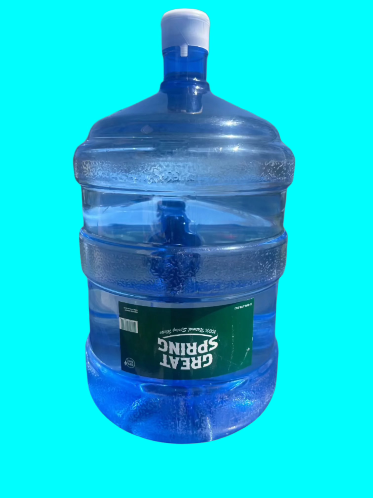 5 Gallon Great Spring, 100% Premium Natural Spring Water