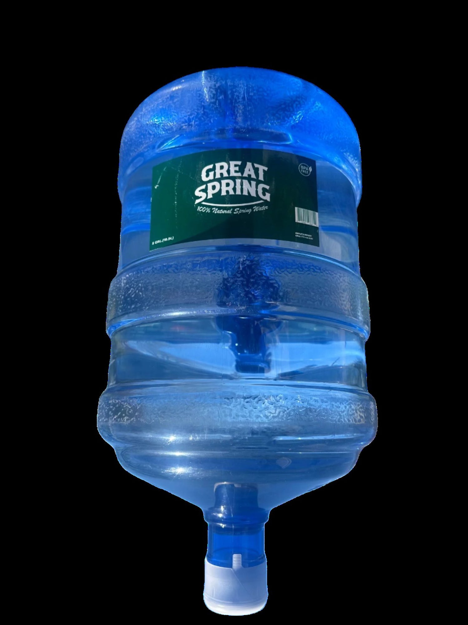 5 Gallon Great Spring, 100% Premium Natural Spring Water